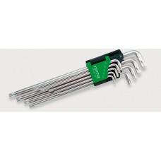 Набор Г-обр. ключей TORX T10-T50  9ед. Супердлинных Toptul GAAL0923