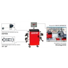 Стенд для регулировки развала-схождения грузовых автомобилей и автобусов WA510E+DSP740T